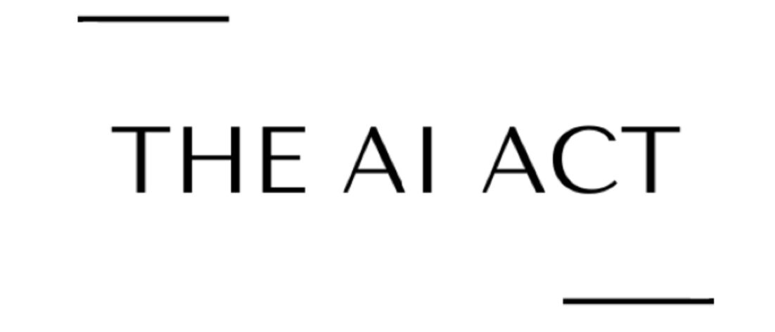 Text that reads "The AI Act"