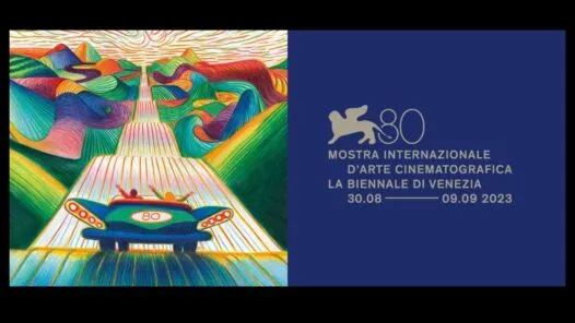 Poster art for the 80th edition of the Venice Film Festival