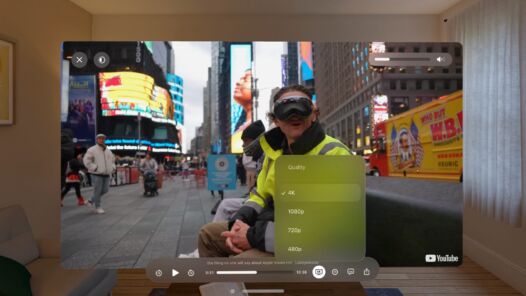 June for YouTube app for Apple Vision Pro